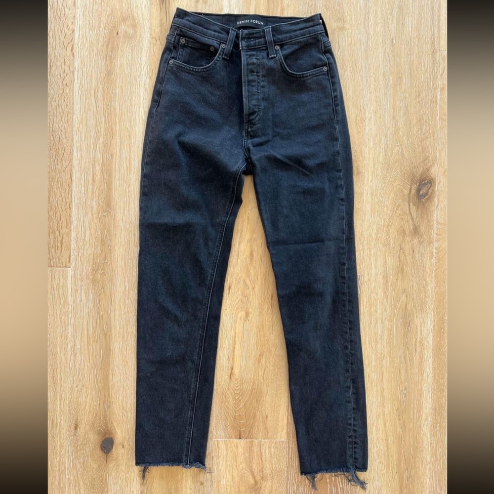 Denim forum yoko high rise slim jeans size 24